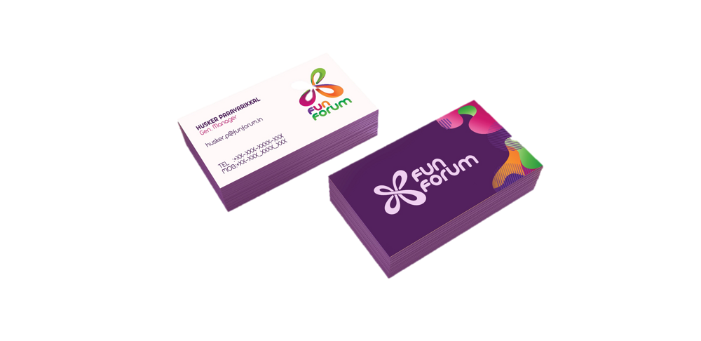Forum Centre brand, mascot & stationery, Edappal, Kerala (image 4 of 5)